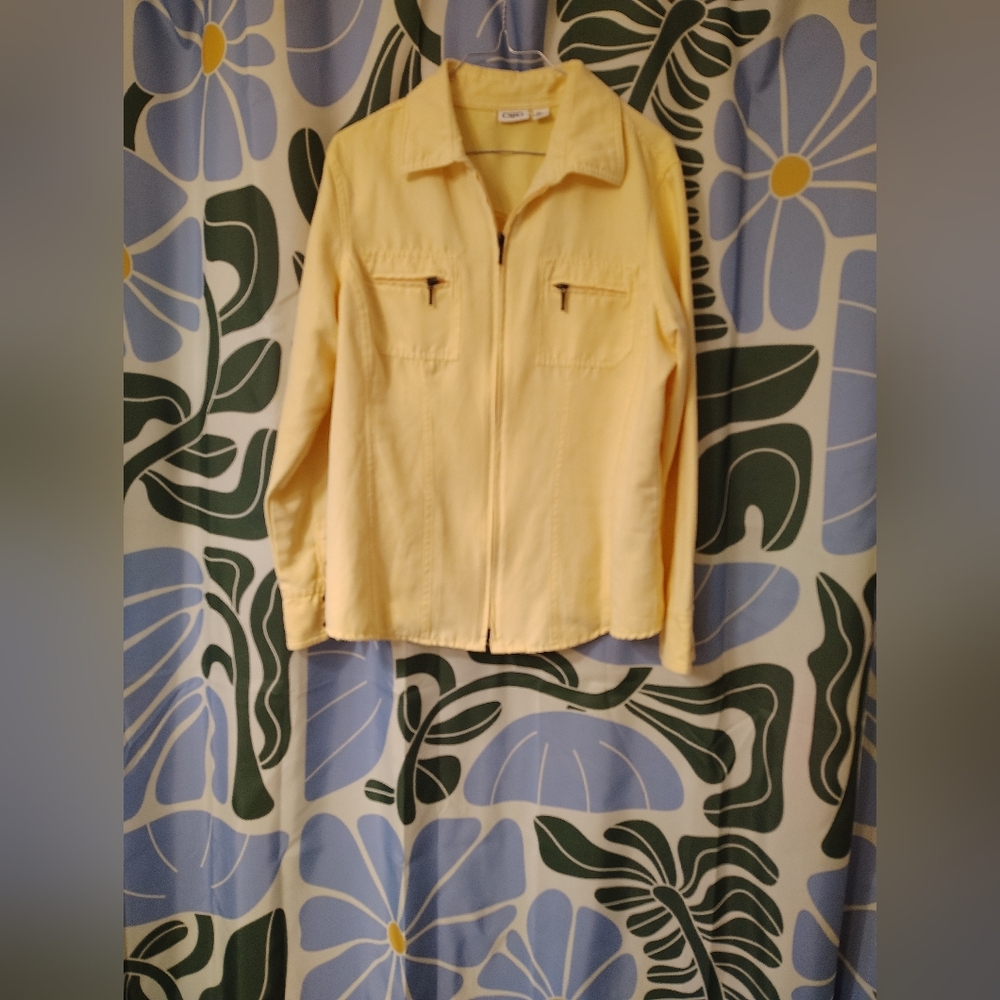 Cato Light Yellow Utility Jacket